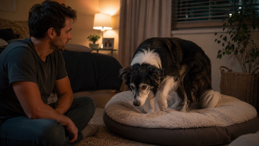 senior-border-collie-bedtime